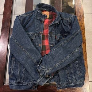 Levis flannel lined jean jacket